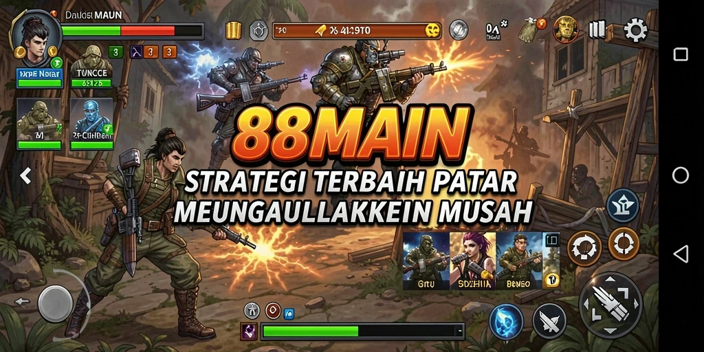 Tampilan gameplay 88MAIN yang menakjubkan dan penuh strategi.