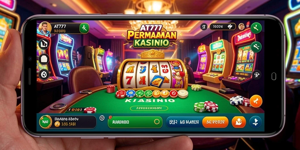 Screenshot AT777 menunjukkan gameplay yang seru dan interaktif dalam permainan Kasino.