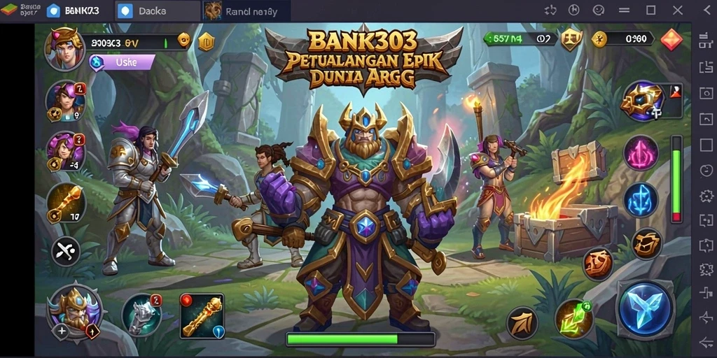 Gameplay seru dan mendebarkan di BANK303 dengan aksi ARPG.