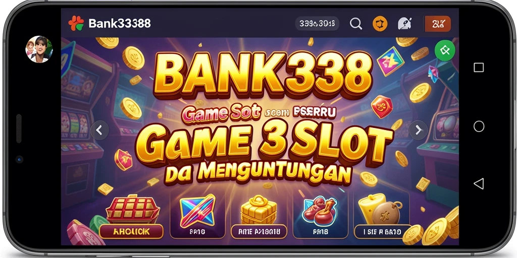 Screenshot gameplay menunjukkan grafis memukau dari BANK338.