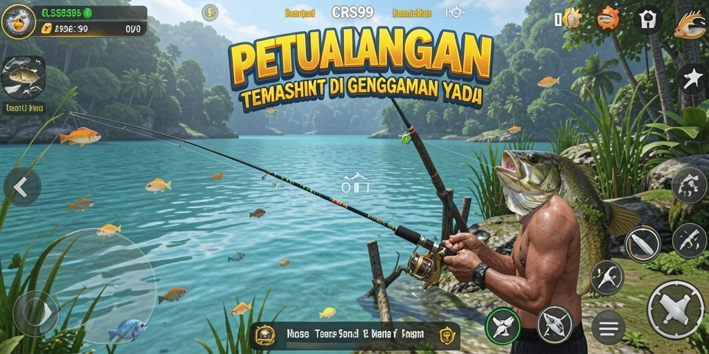Tangkapan besar dan indah dalam gameplay CRS99.