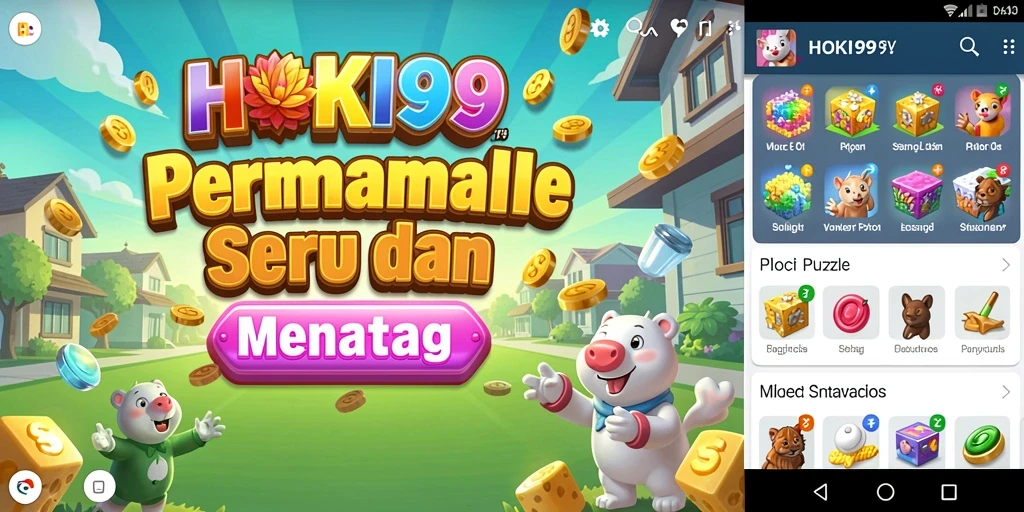 Screenshot gameplay HOKI99 menampilkan berbagai tantangan Puzzle yang menarik.