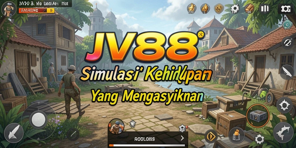 Tampilan permainan JV88 yang menakjubkan dengan interaksi karakter.