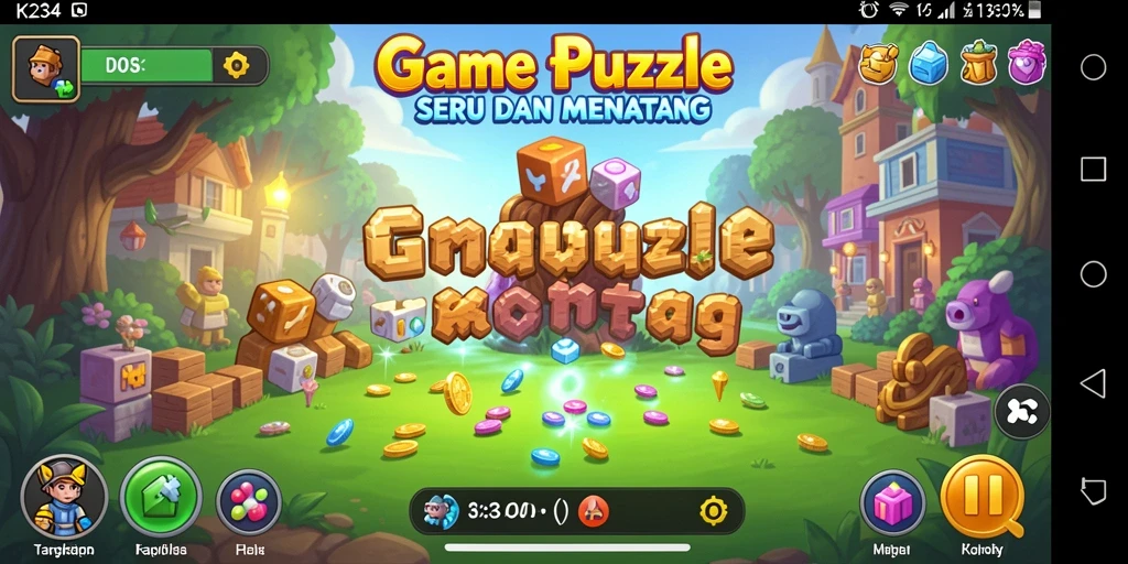 Menampilkan gameplay seru dari K234 dengan berbagai teka-teki.