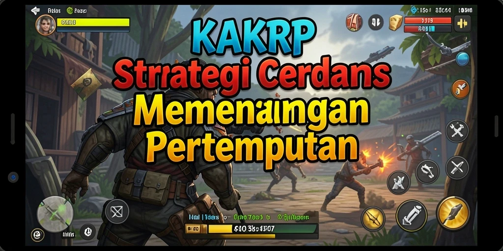 Tampilan gameplay KAKRP yang mendebarkan dengan pertempuran strategis.