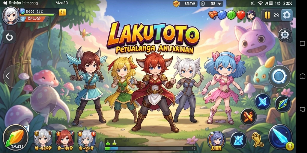 Tampilan gameplay LAKUTOTO yang menawan dan dinamis.