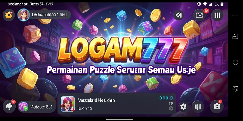 Tampilan screenshot LOGAM777 dengan gameplay Puzzle yang menarik.
