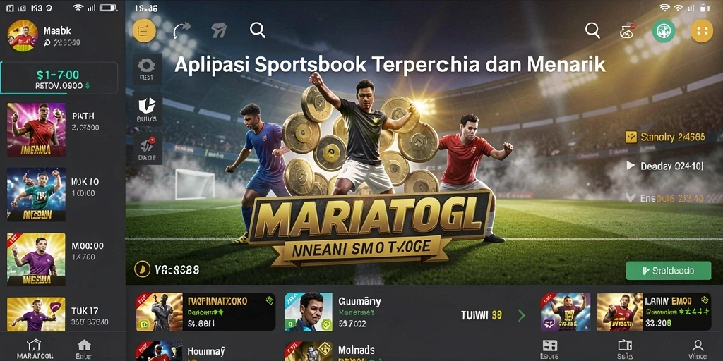 Tampilan gameplay taruhan olahraga MARIATOGL yang mengasyikkan.