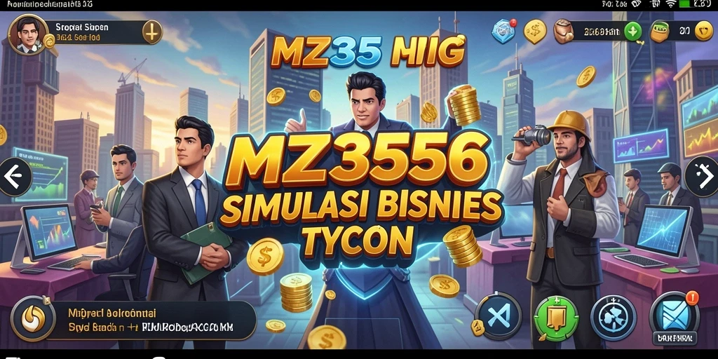 Tampilan screenshot MZ356 yang menampilkan gameplay Tycoon yang mendebarkan.