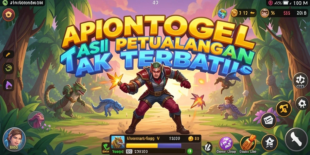 Screenshot utama menampilkan aksi seru dalam PIONTOGEL.