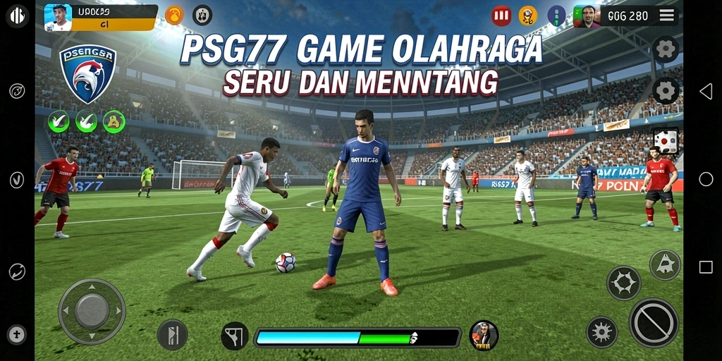 Tampilan gameplay seru dalam <strong>PSG77</strong> dengan berbagai cabang olahraga.