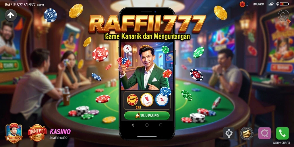 Tampilan gameplay RAFFI777 yang menarik di dunia Kasino.