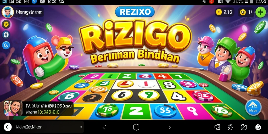 Screenshot gameplay REZIXO menampilkan keseruan permainan Bingo.